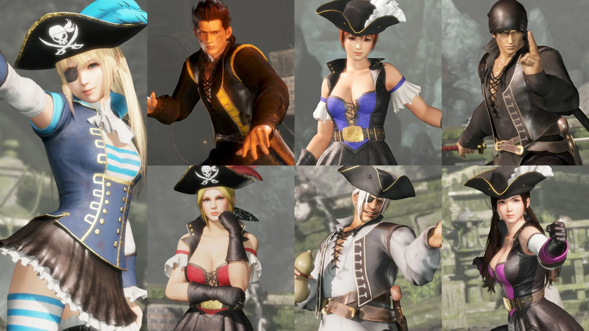 DOA6 Pirates of the 7 Seas Costumes Vol. 2 Set [PS4] - изображение 2