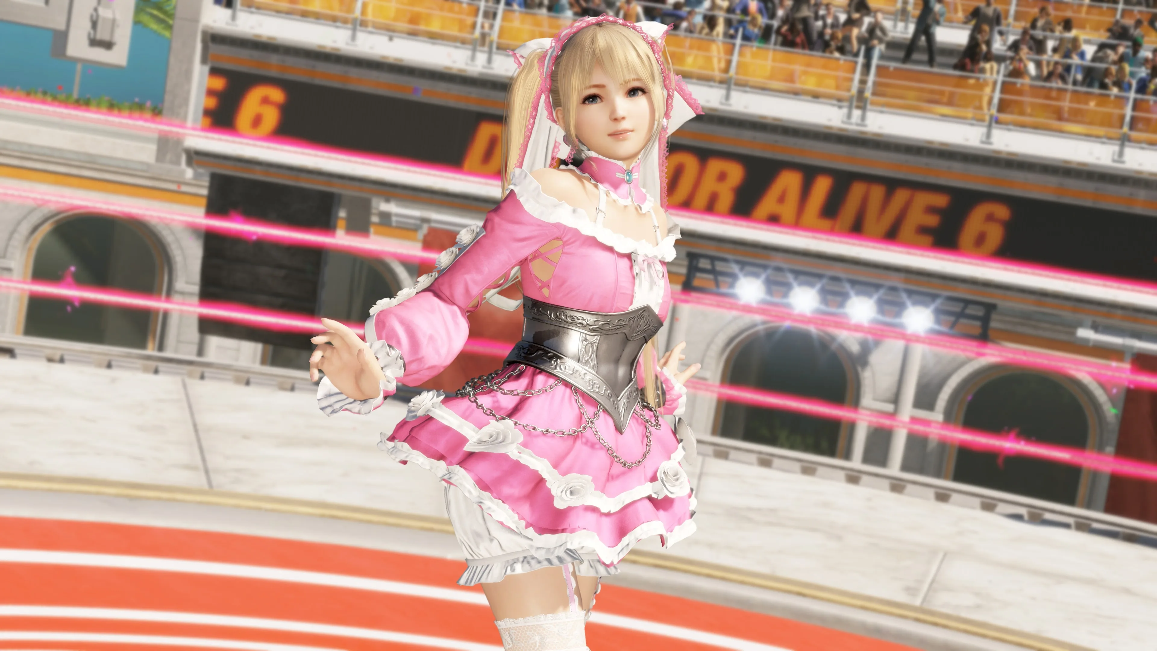 DOA6LR Marie Rose Knight of Roses: Peach Macaron [PS5] - изображение 3