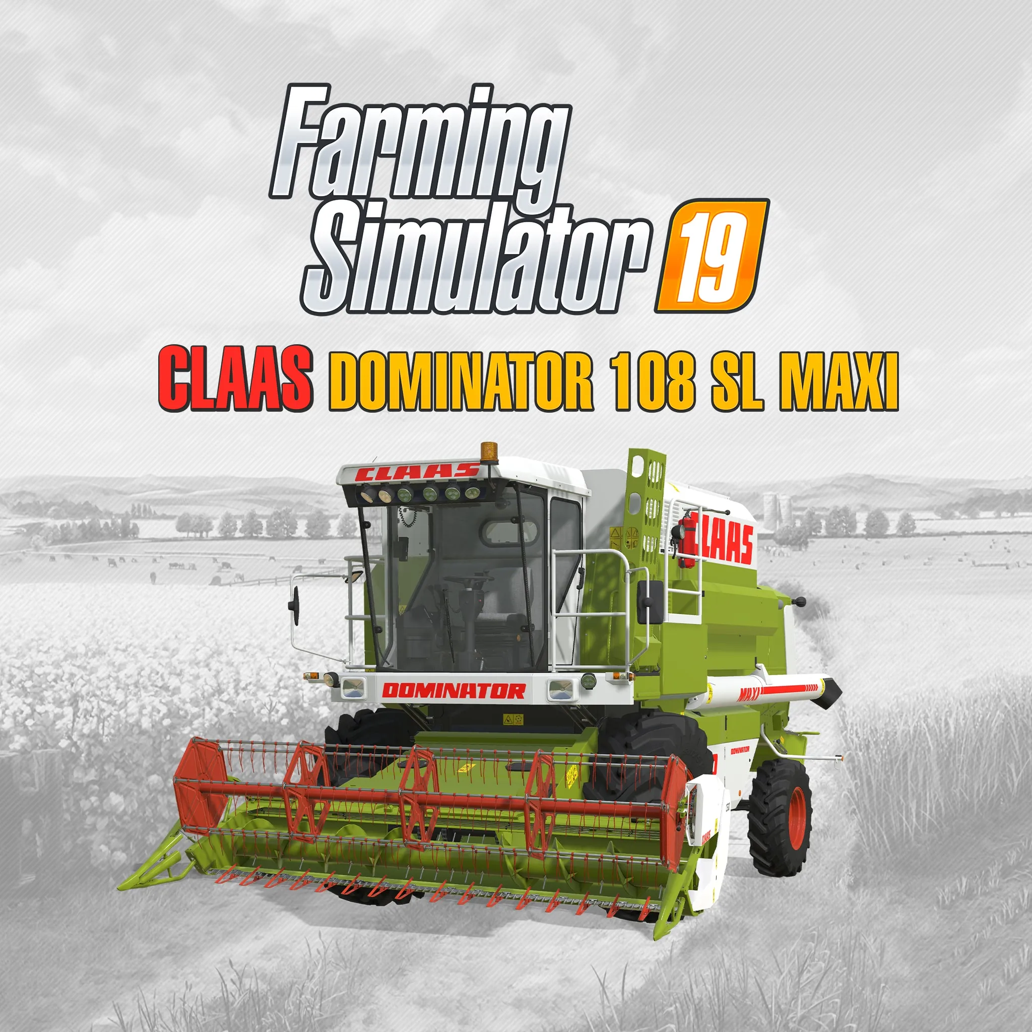 Farming Simulator 19 - CLAAS DOMINATOR 108 SL MAXI DLC [PS4] cover