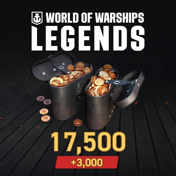 World of Warships: Legends - PS4 20,500 Doubloons