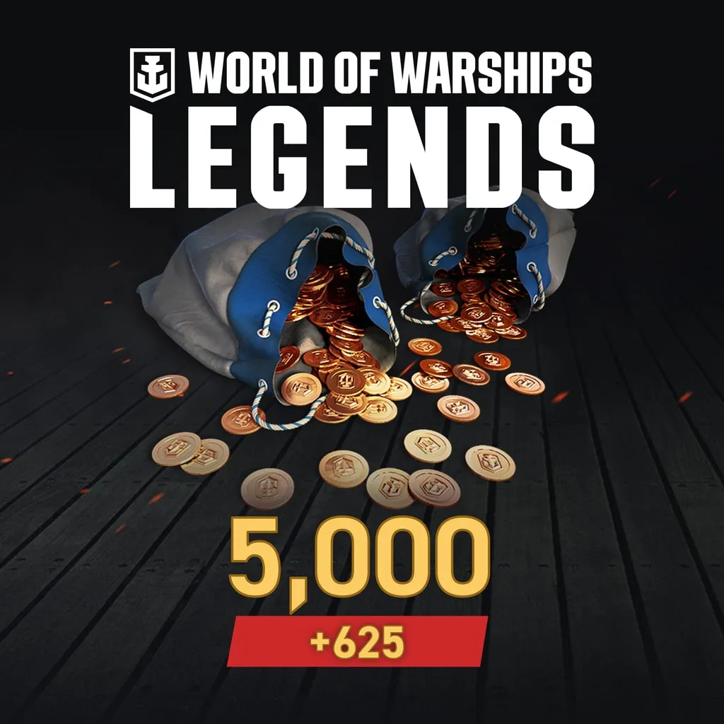 World of Warships: Legends - PS4 5,625 Doubloons - изображение 1