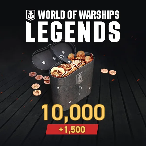 World of Warships: Legends - PS4 11,500 Doubloons