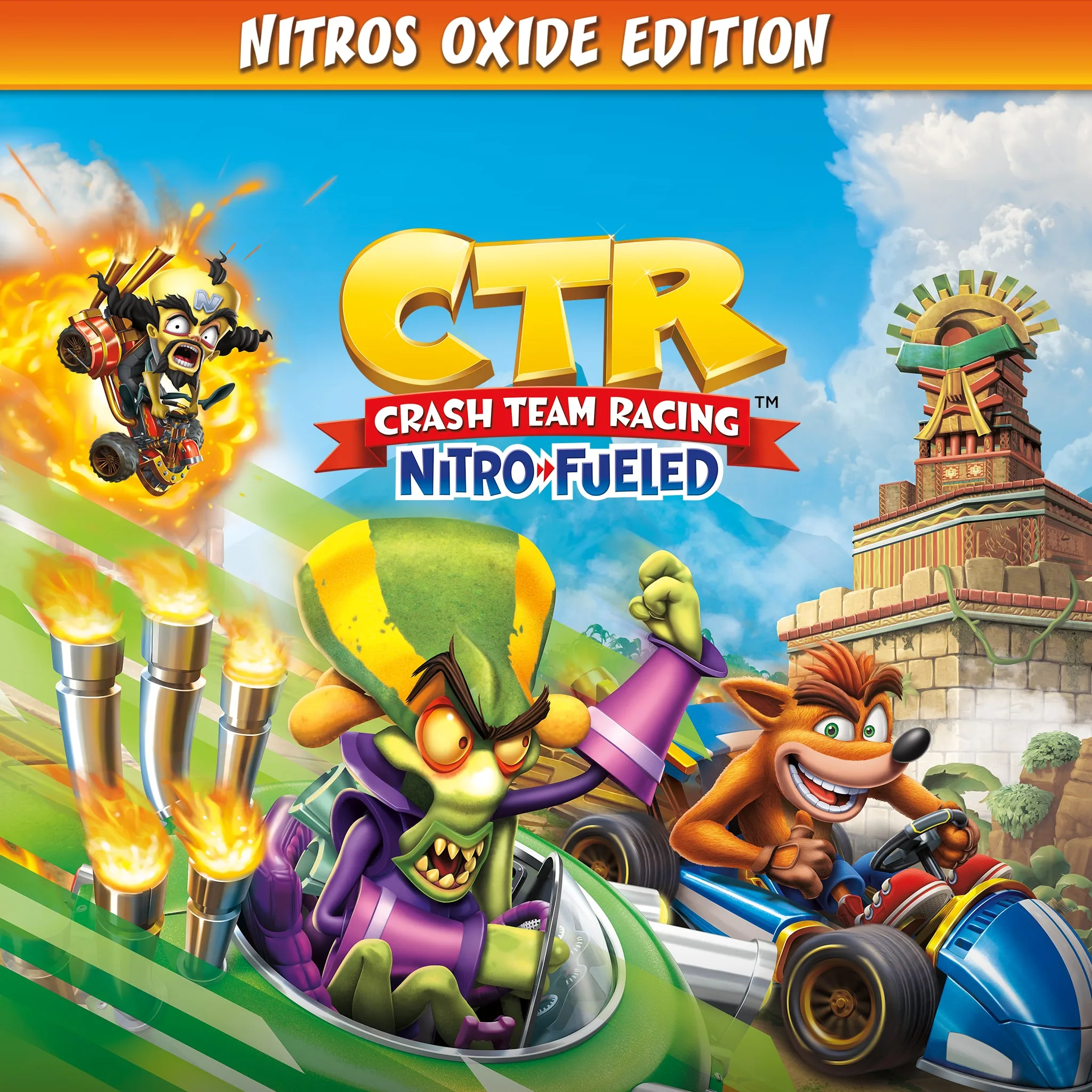 Crash Team Racing Nitro-Fueled - Nitros Oxide Edition [PS4] cover