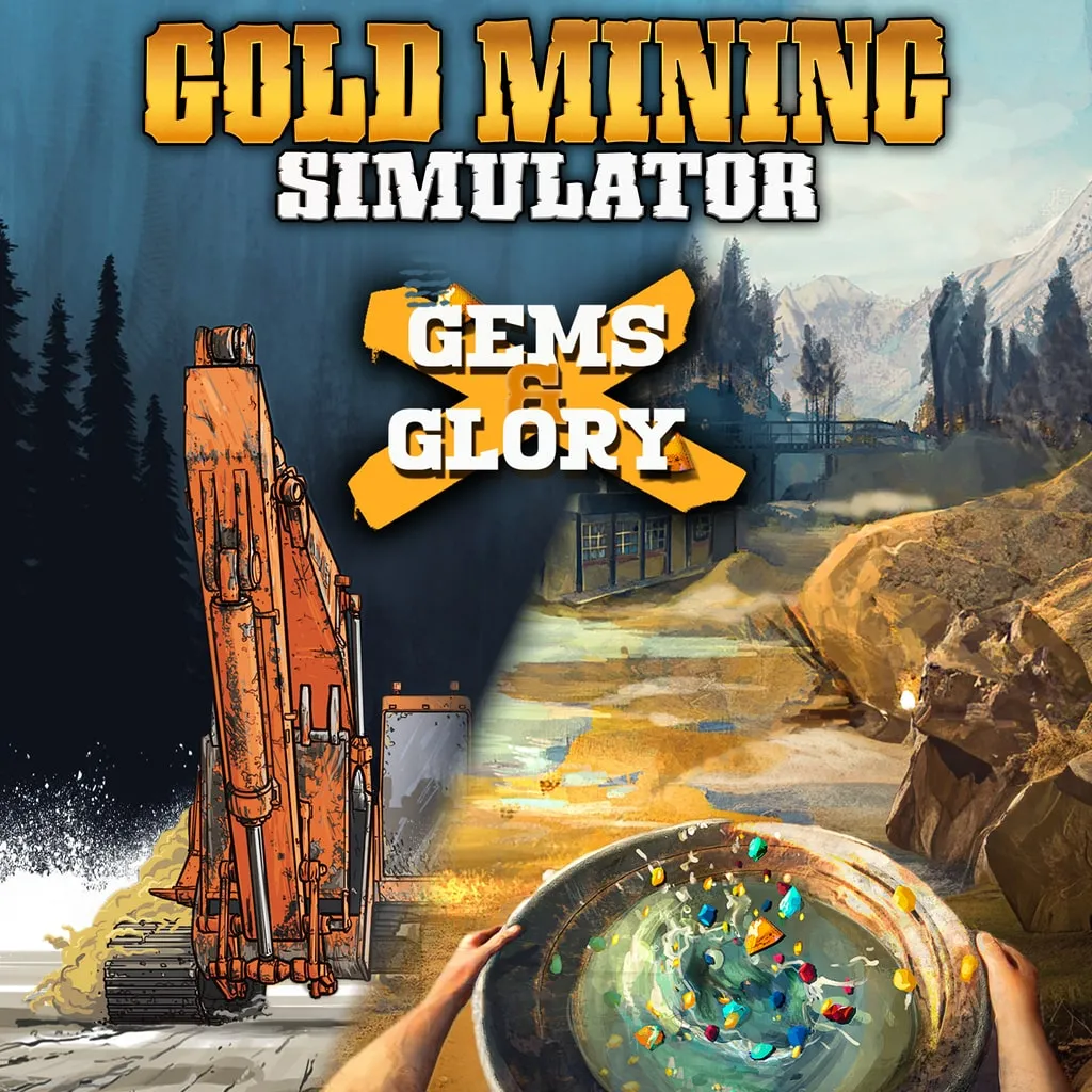 Gold Mining Simulator + Gems &amp; Glory DLC (Bundle) [PS4] cover