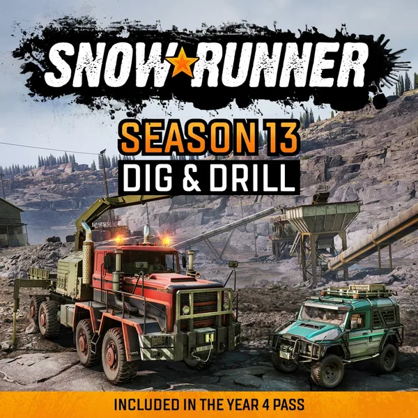 SnowRunner - Season 13: Dig & Drill [PS4,&nbsp;PS5]