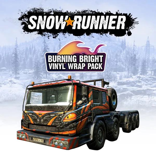 SnowRunner - Burning Bright Vinyl Wrap Pack [PS4,&nbsp;PS5]