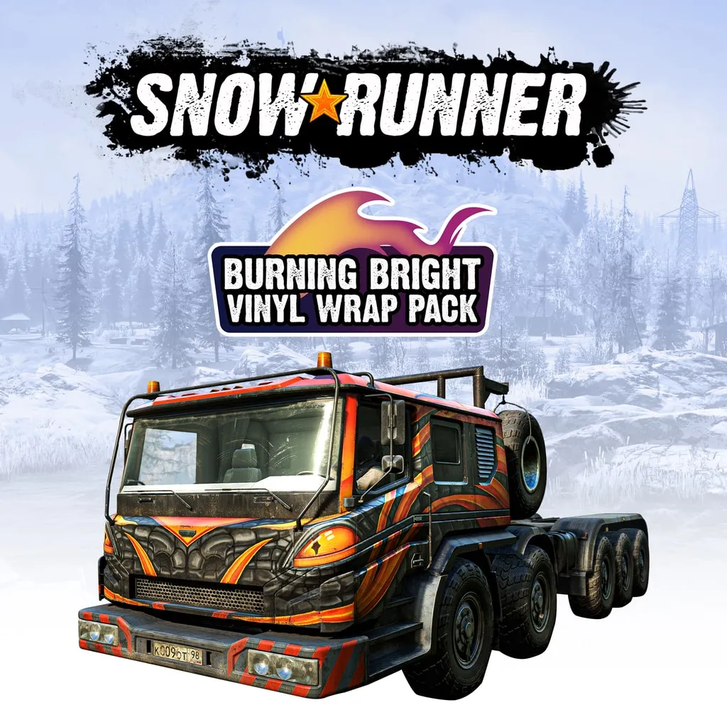 SnowRunner - Burning Bright Vinyl Wrap Pack [PS4,&nbsp;PS5] - изображение 1