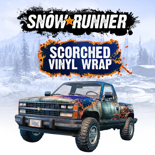 SnowRunner - Scorched Vinyl Wrap [PS4]