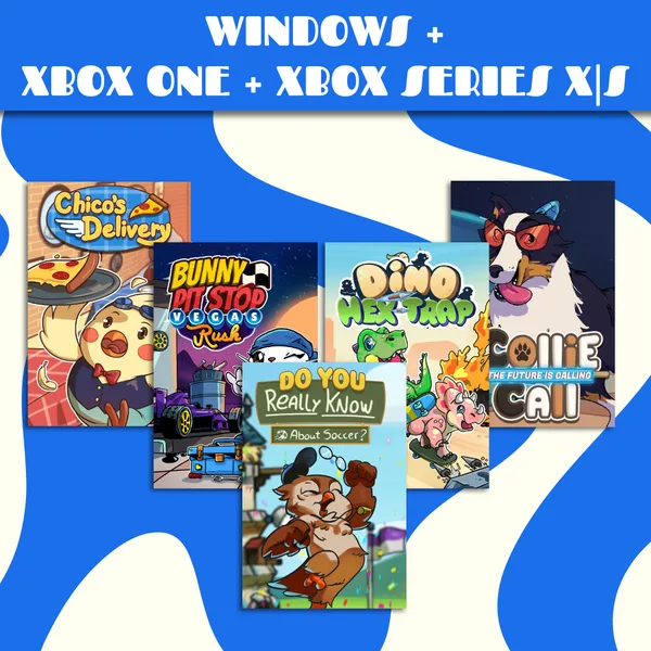 Bunny Pit Stop + Chico's Delivery + Collie Call+ Dino Hex Trap + Do You Really Know About Soccer? (Bundle) [One,&nbsp;X|S]