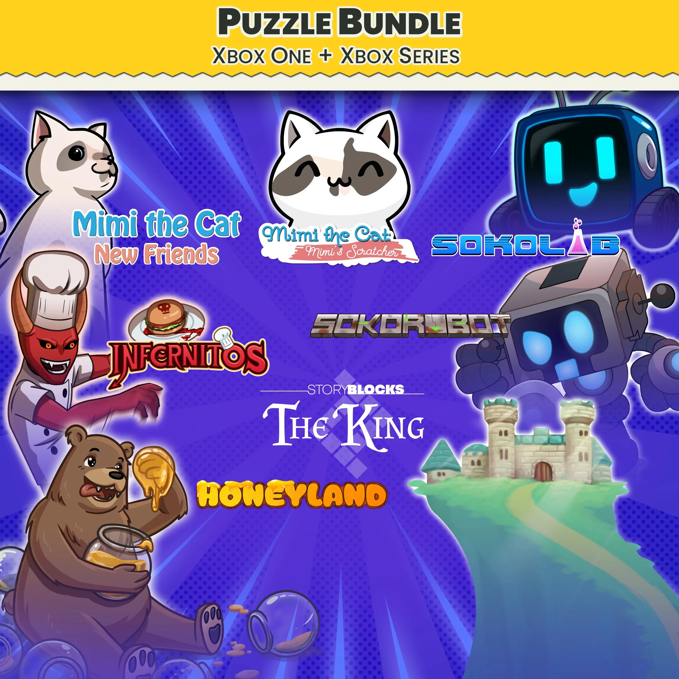 Puzzle Bundle Xbox - Mimi 1 and 2, Story Blocks and Sokoban games [One,&nbsp;X|S] - изображение 1