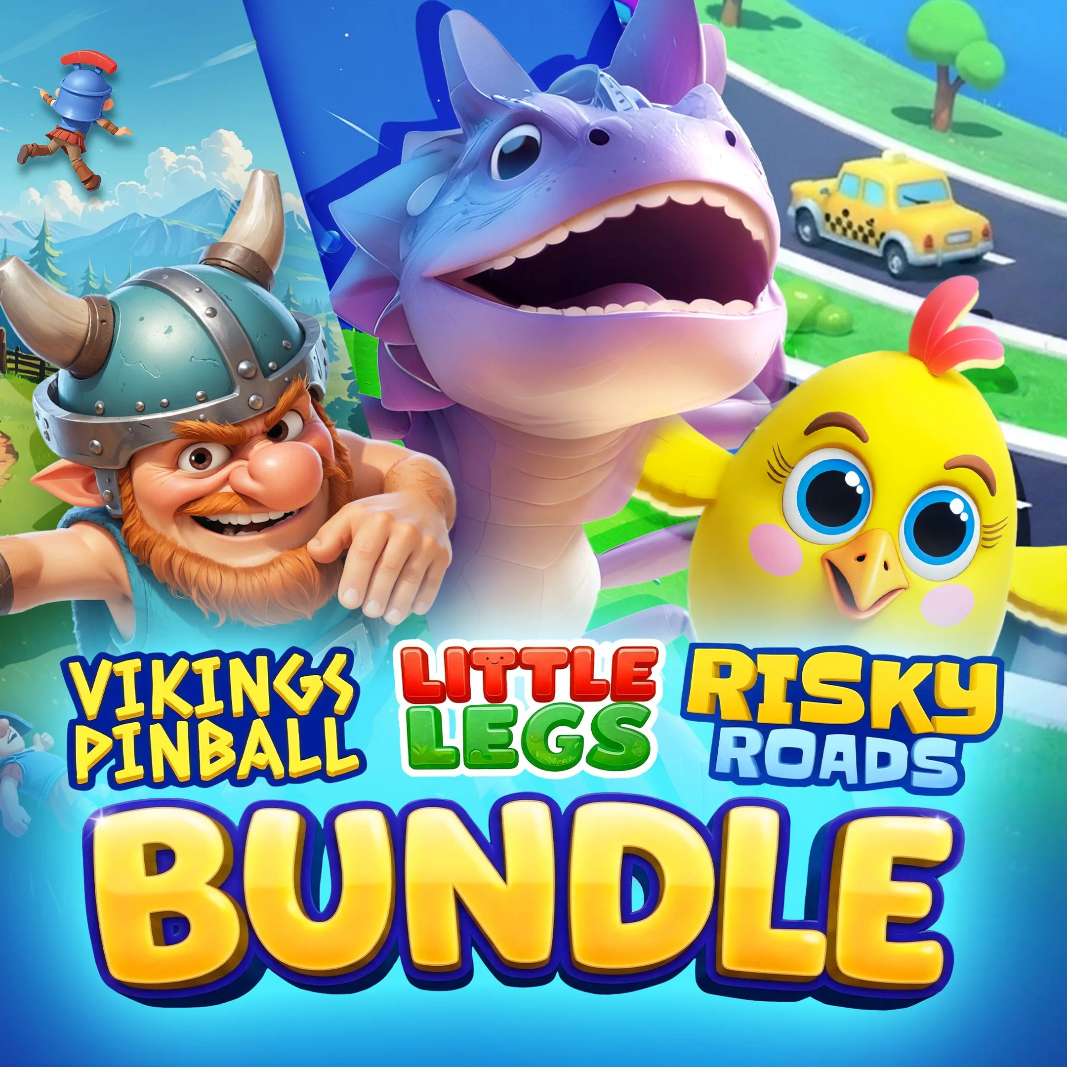 Vikings Pinball + Little Legs + Risky Roads (Bundle) [One,&nbsp;X|S] - изображение 1