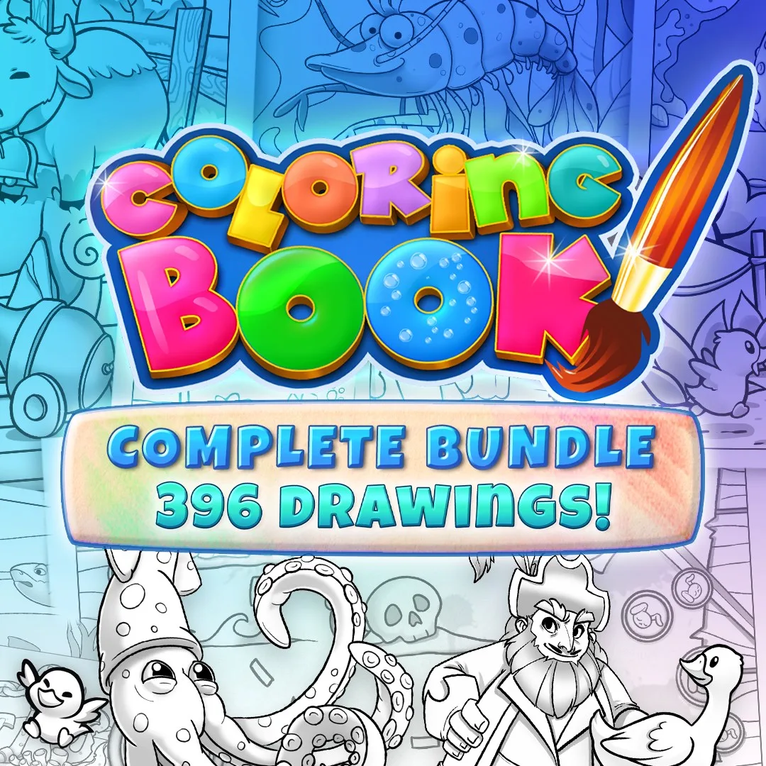 Coloring Book: Complete Bundle - 396 drawings [One,&nbsp;X|S] - изображение 1