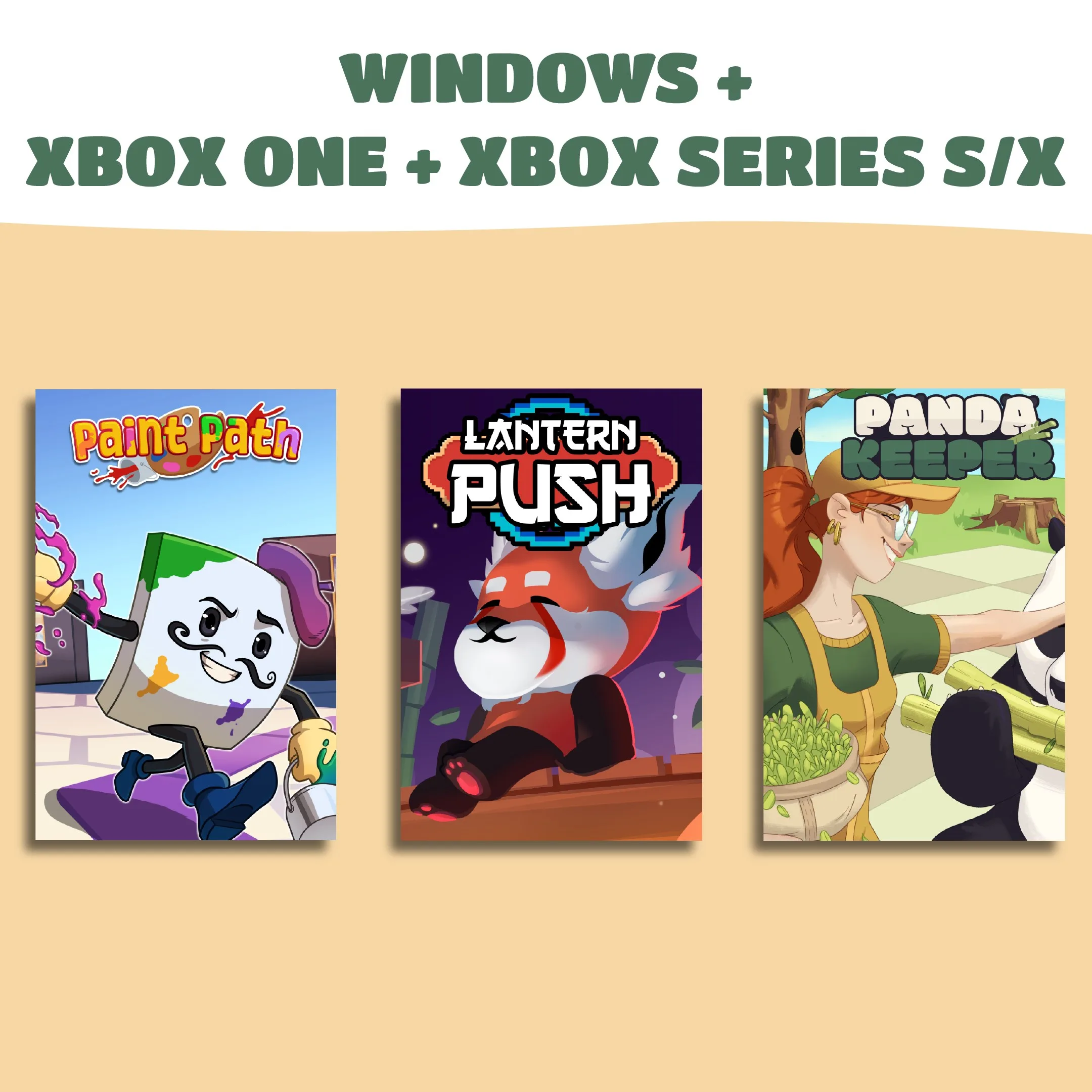 Lantern Push + Paint Path + Panda Keeper (Bundle) [One,&nbsp;X|S] - изображение 1