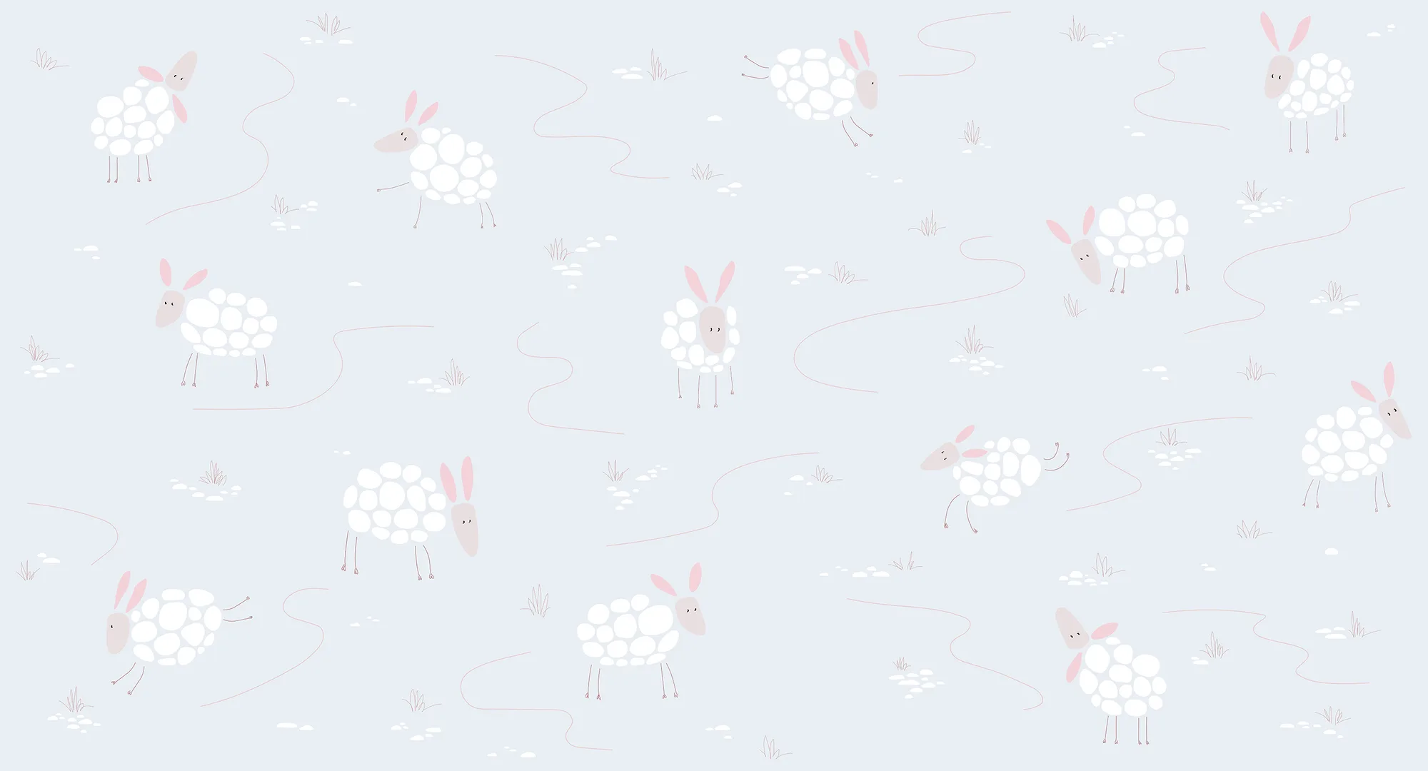 Фотообои Creativille CV-051006 (Sheep in the meadow 051006)