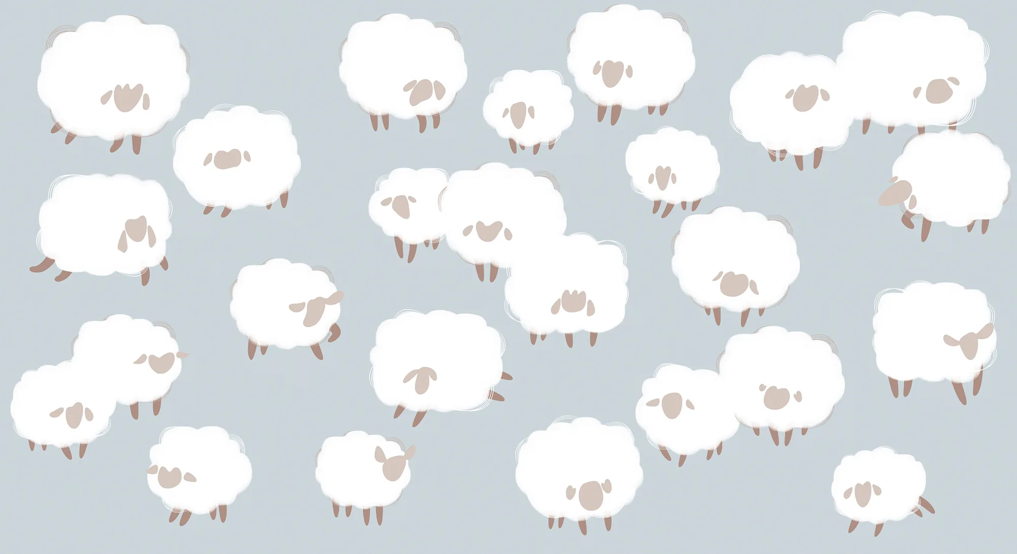 Фотообои Creativille CV-056013 (Fluffy sheep 056013)