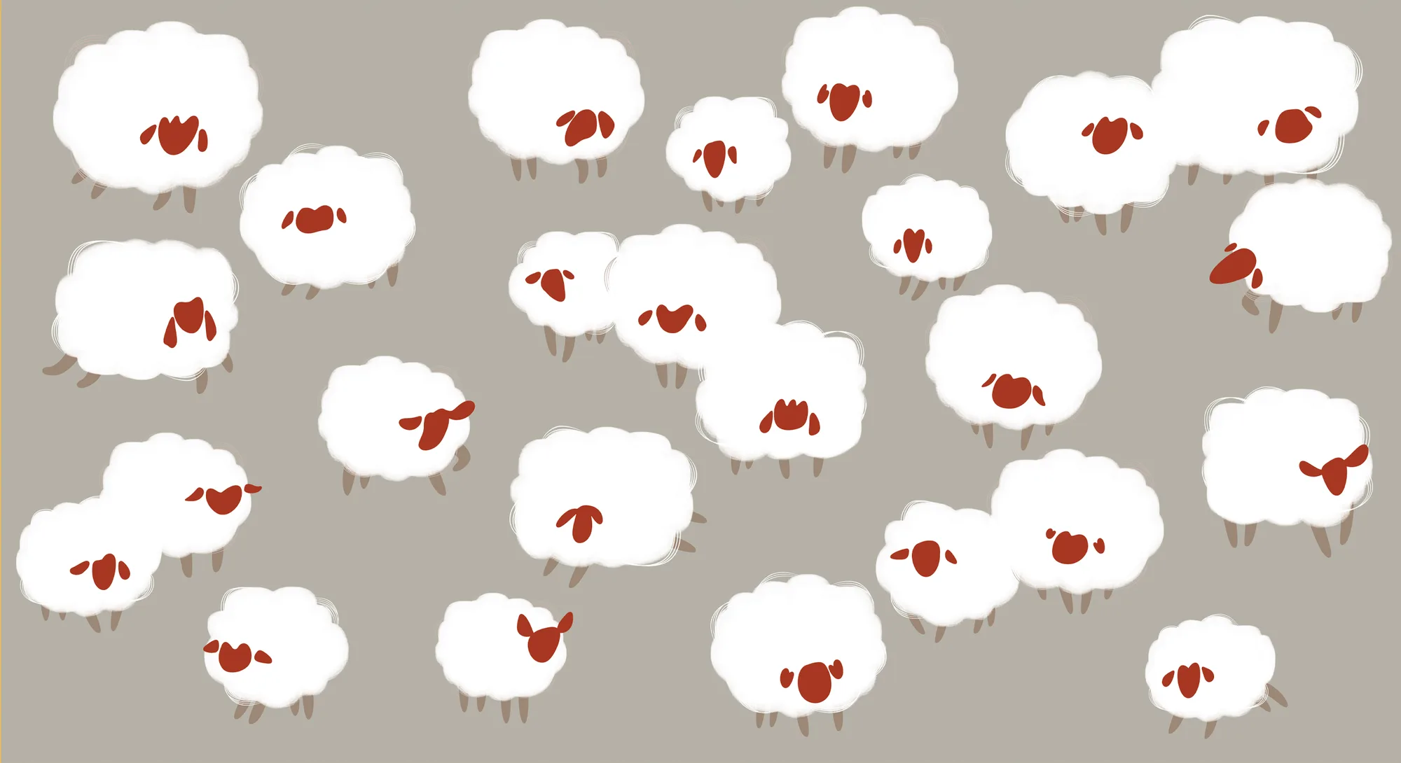 Фотообои Creativille CV-056028 (Fluffy sheep 056028)
