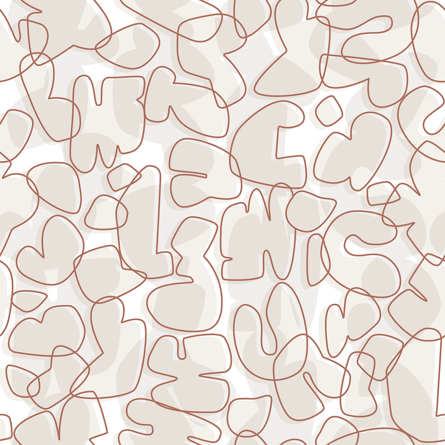 Фотообои Creativille CV-066212 (Soft shapes 066212)