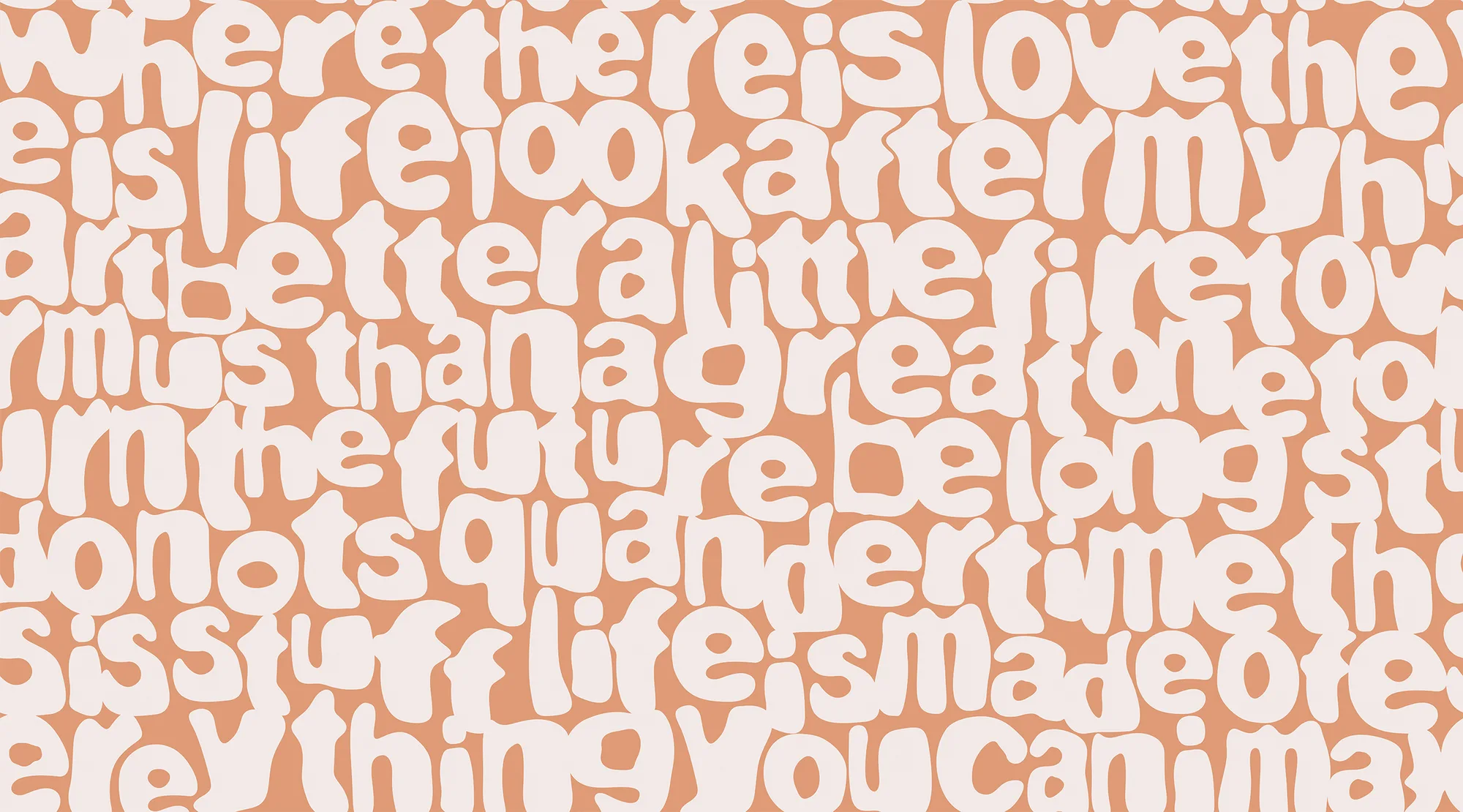 Фотообои Creativille CV-075006 (Soft letters 075006)