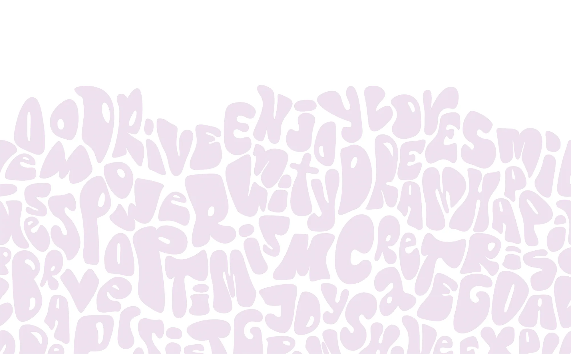 Фотообои Creativille CV-075206 (Floating letters 075206)