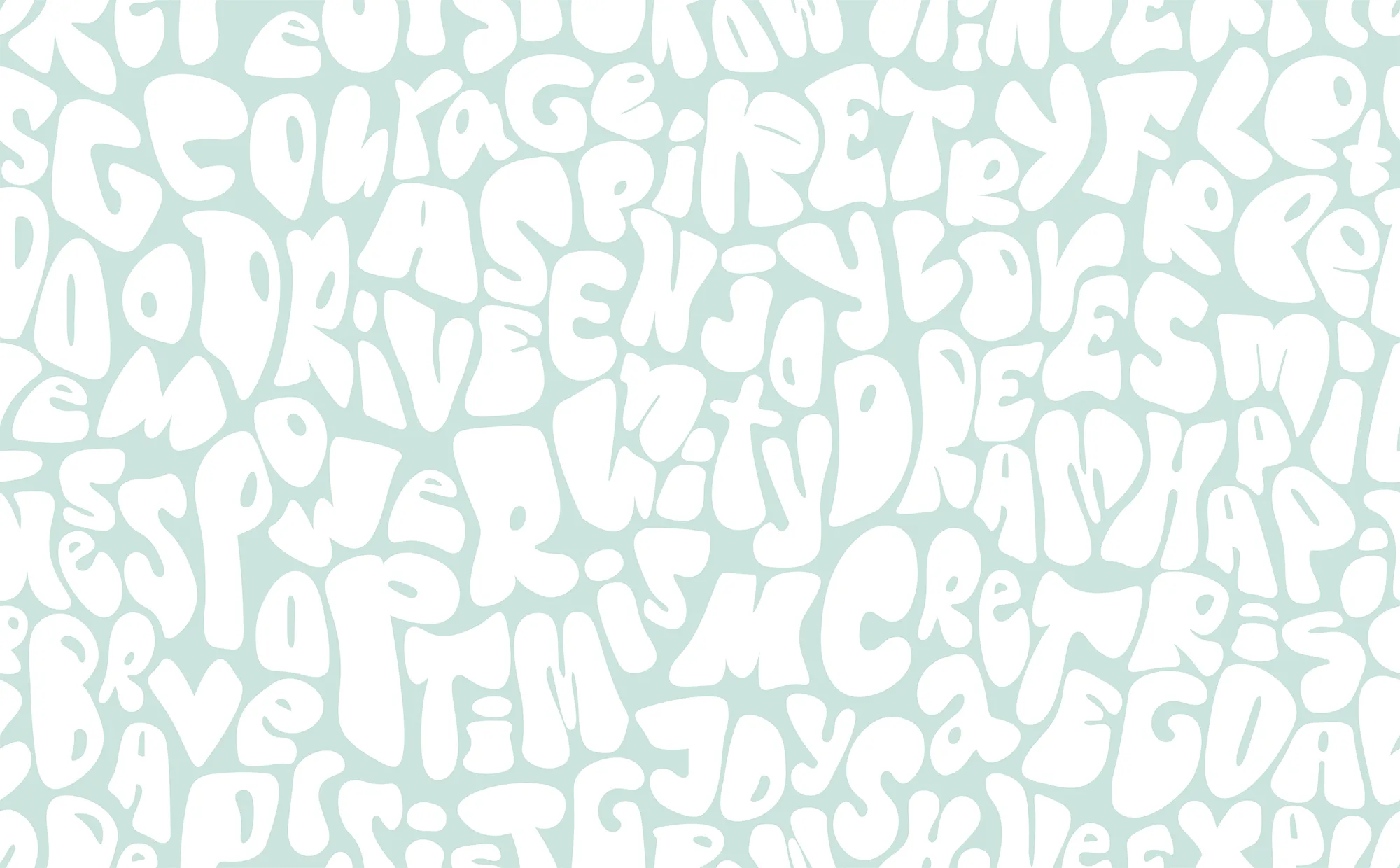 Фотообои Creativille CV-075221 (Floating letters 075221)