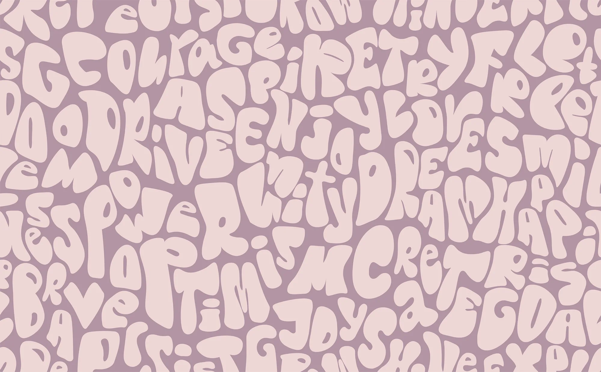 Фотообои Creativille CV-075225 (Floating letters 075225)