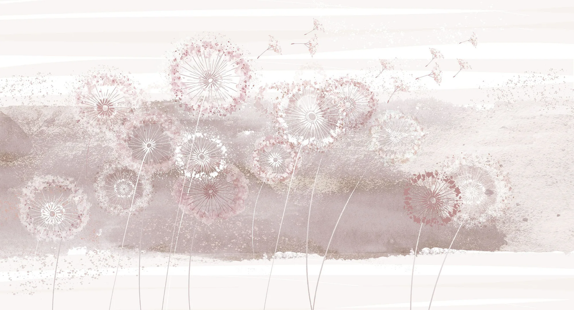 Фотообои Creativille CV-172002 (Dandelions 172002)