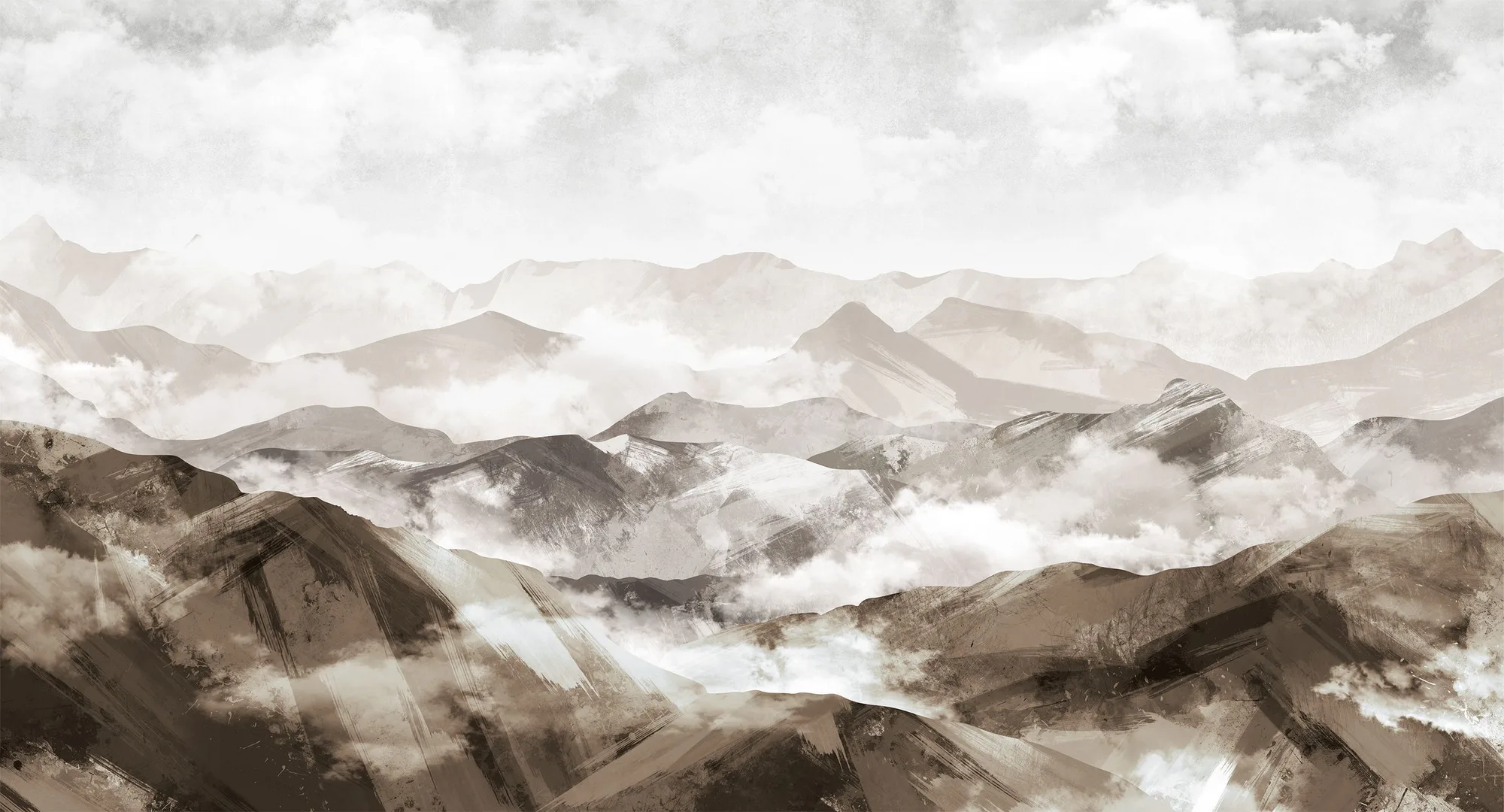 Фотообои Creativille CV-257020 (Cloudy mountain 257020)
