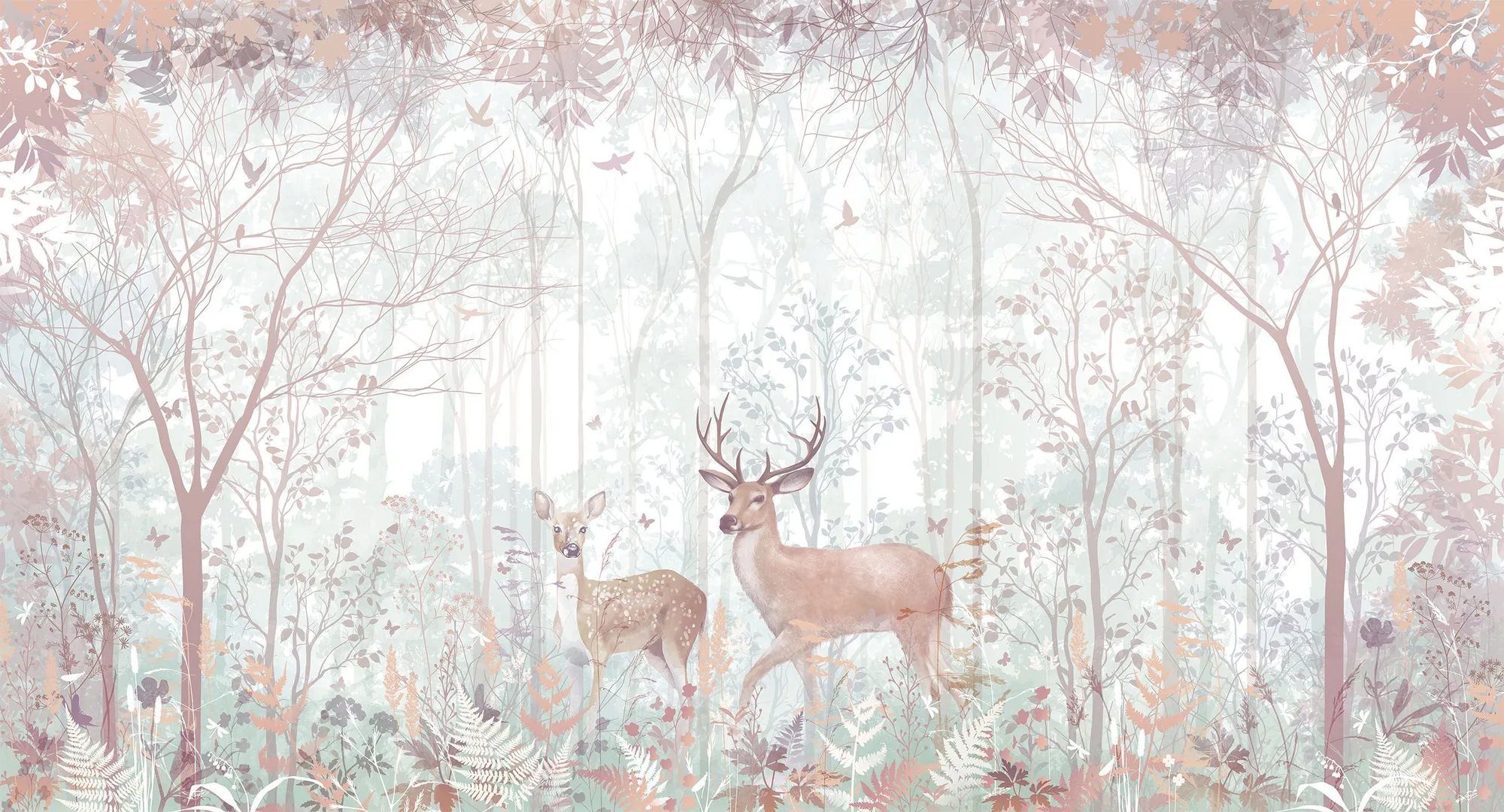 Фотообои Creativille CV-262019 (Summer forest 262019)