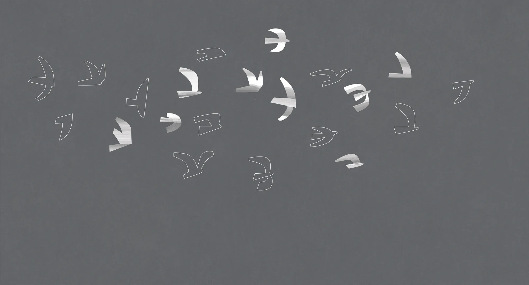 Фотообои Creativille CV-264527 (Birds in the wind 264527)