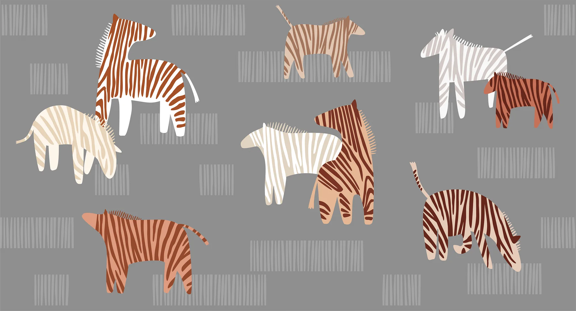 Фотообои Creativille CV-266306 (Funny zebras 266306)
