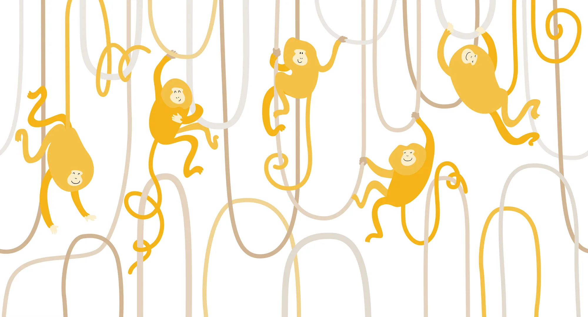 Фотообои Creativille CV-266620 (Funny monkeys 266620)