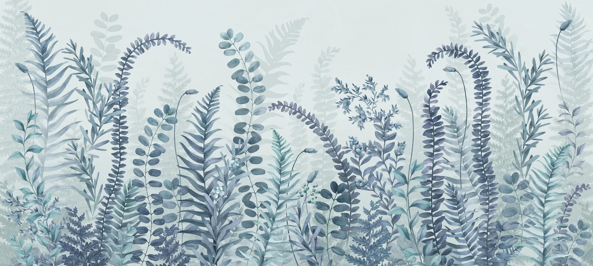 Фотообои Creativille CV-422215 (Ferns at the dark 422215)
