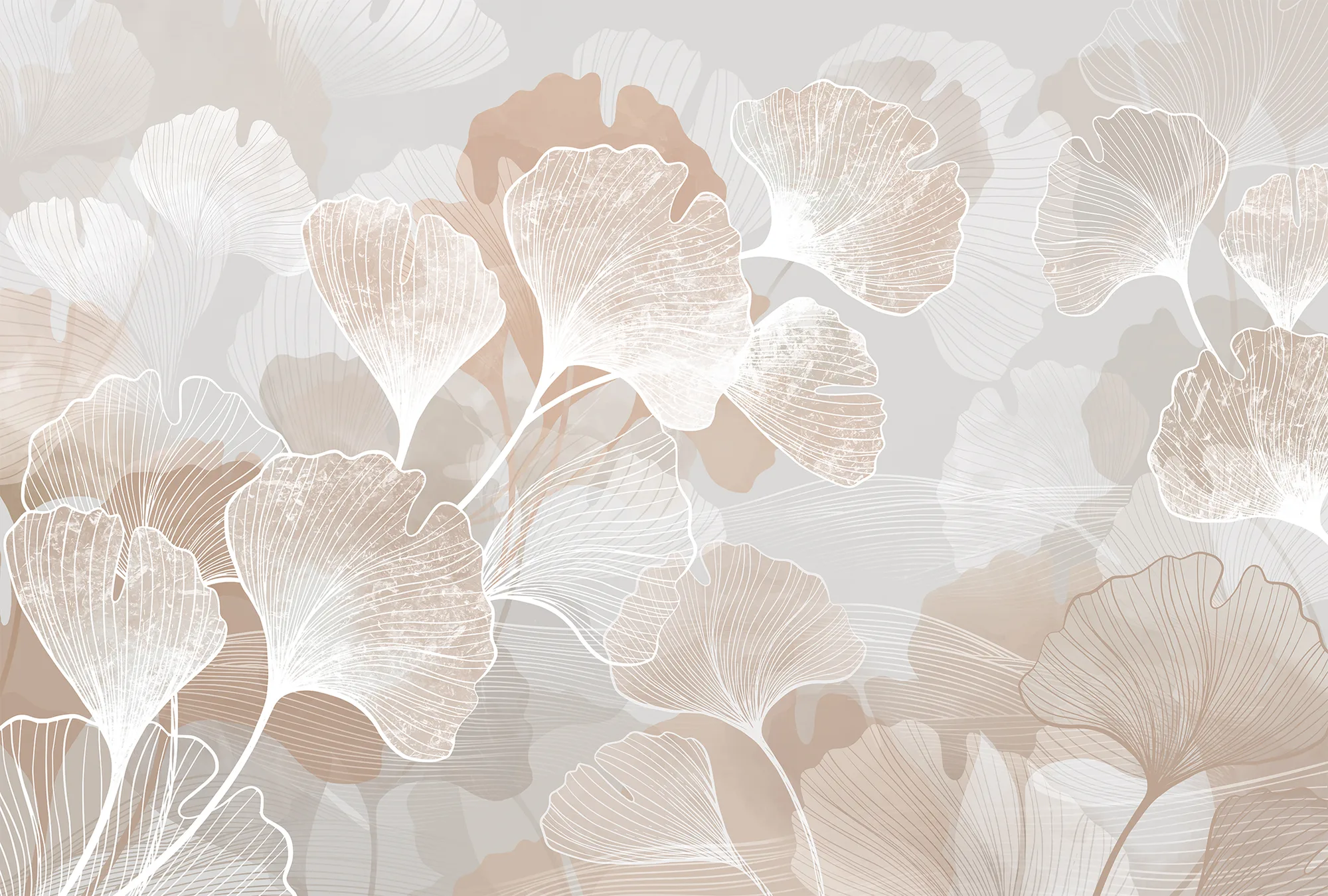 Фотообои Creativille CV-429101 (Ginkgo leaves 429101)