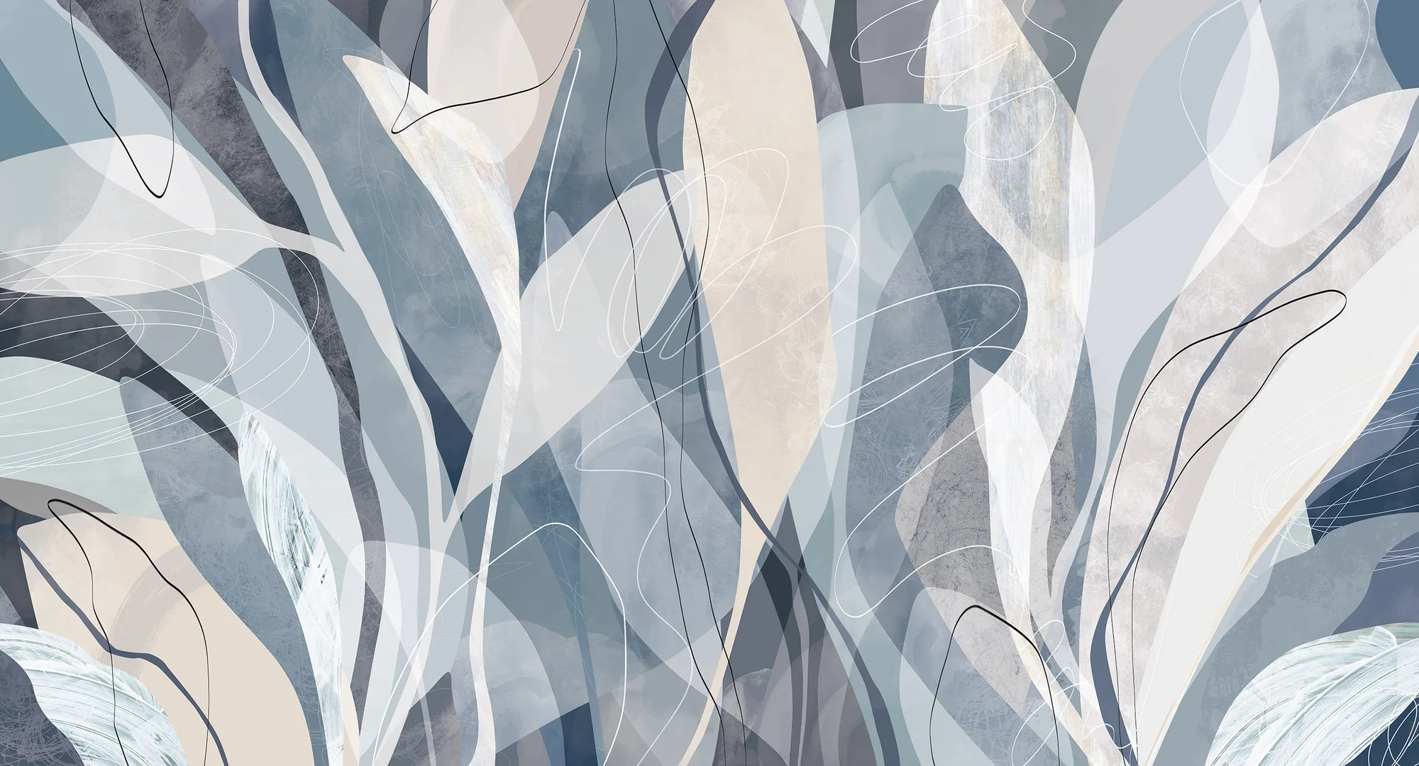 Фотообои Creativille CV-454201 (Abstract leaves 454201) — Creativille