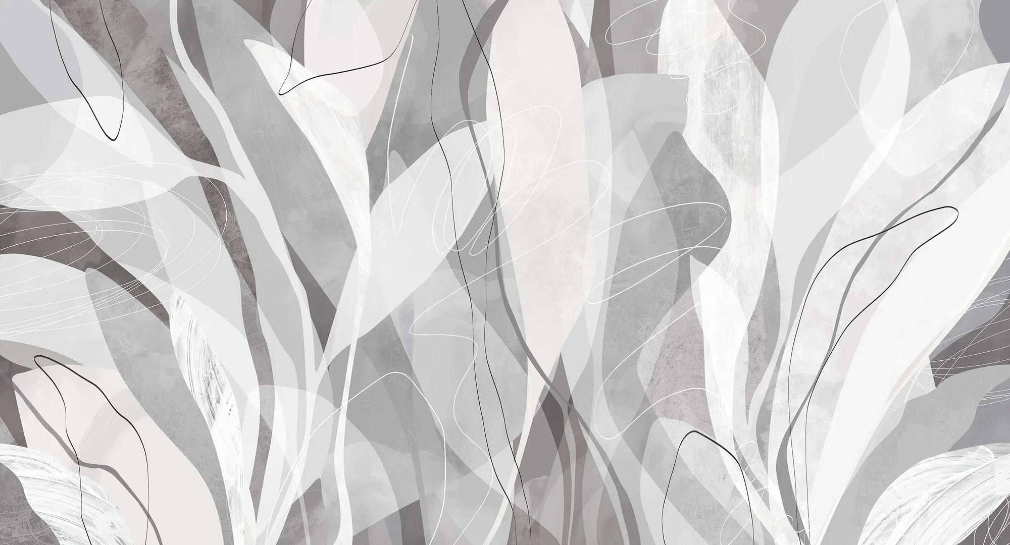 Фотообои Creativille CV-454207 (Abstract leaves 454207) — Creativille