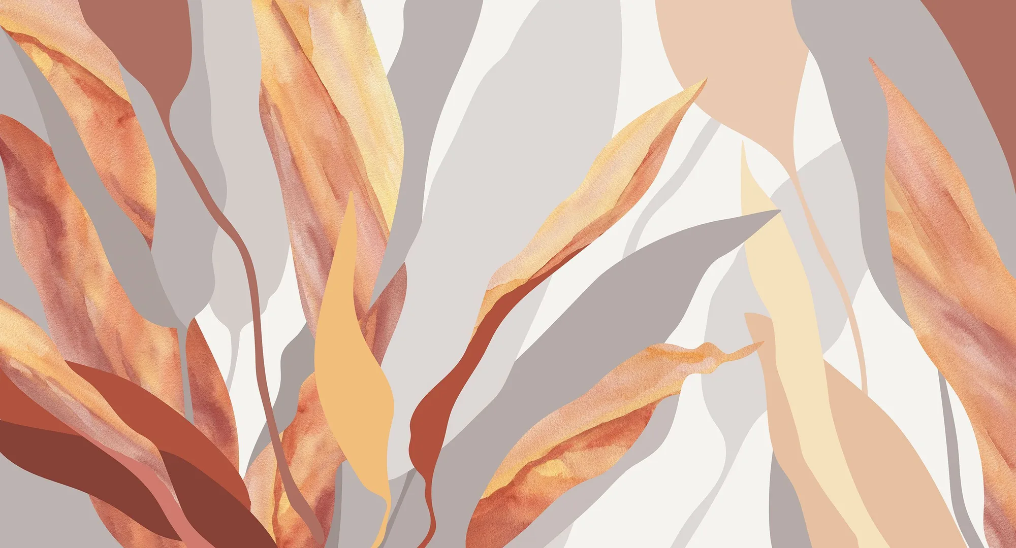 Фотообои Creativille CV-454362 (Abstract leaves 454362) — Creativille