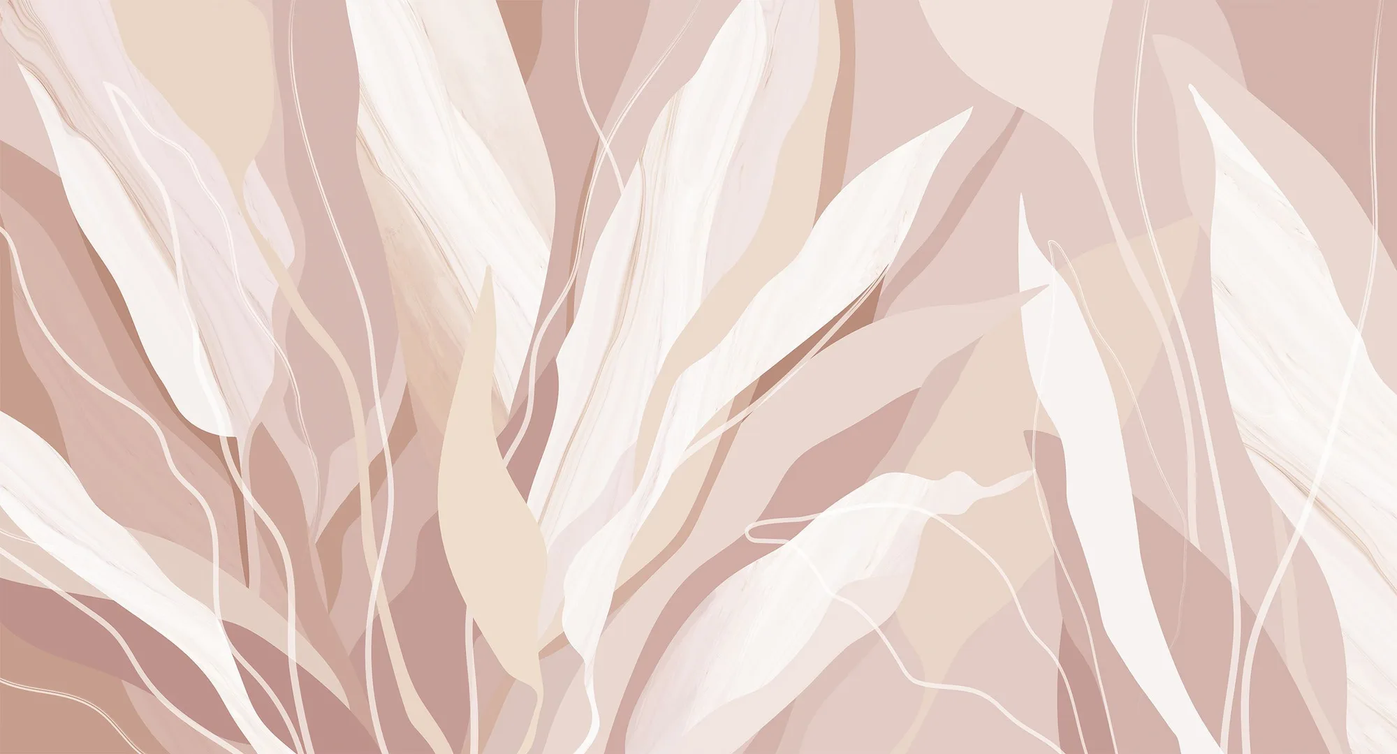 Фотообои Creativille CV-454386 (Abstract leaves 454386) — Creativille