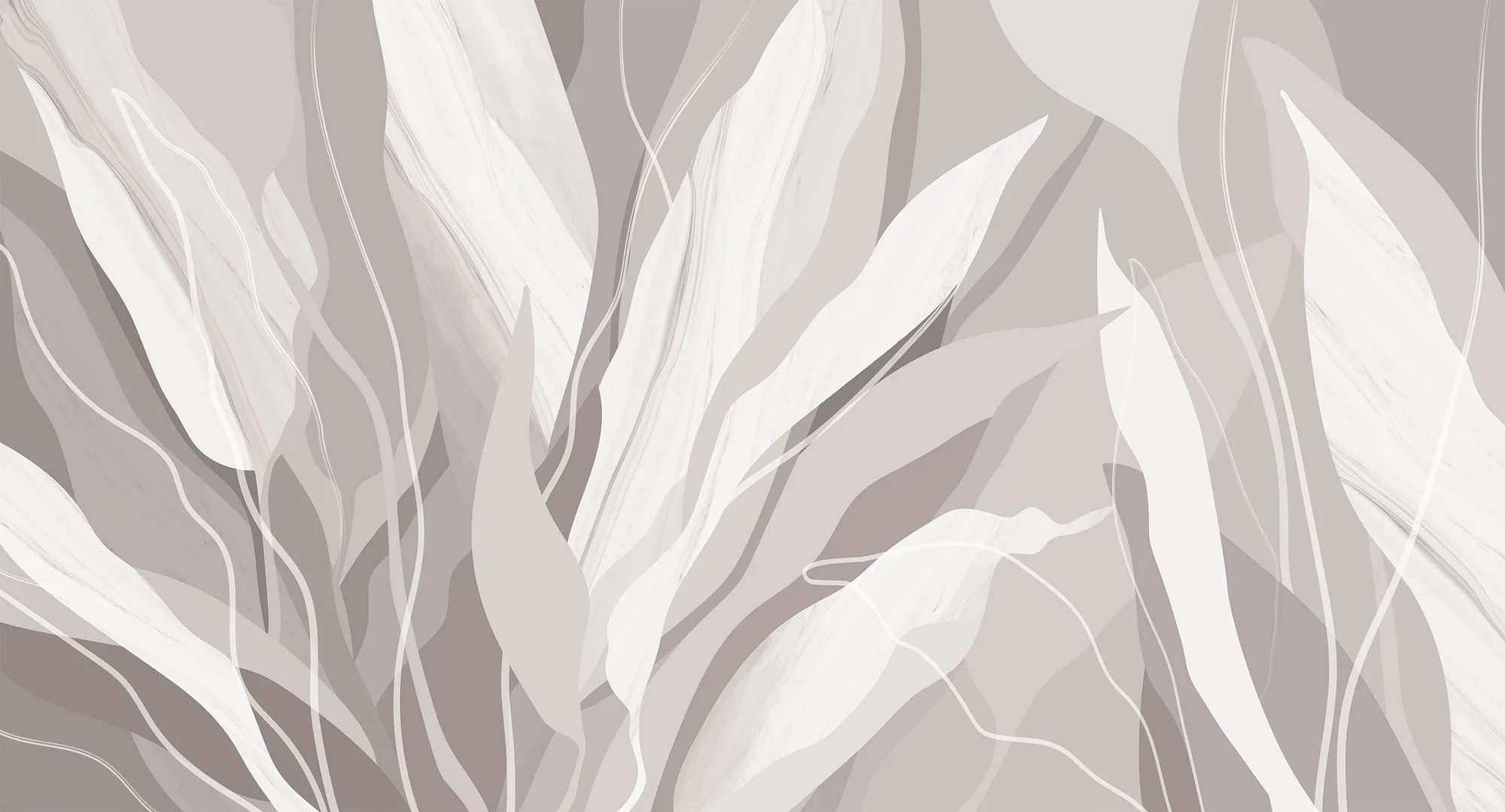 Фотообои Creativille CV-454389 (Abstract leaves 454389) — Creativille