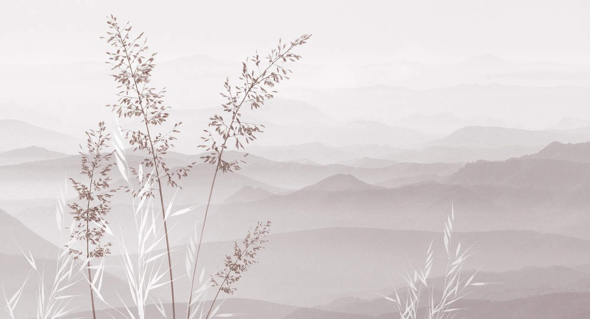 Фотообои Creativille CV-460102 (Grass and mountains 460102)