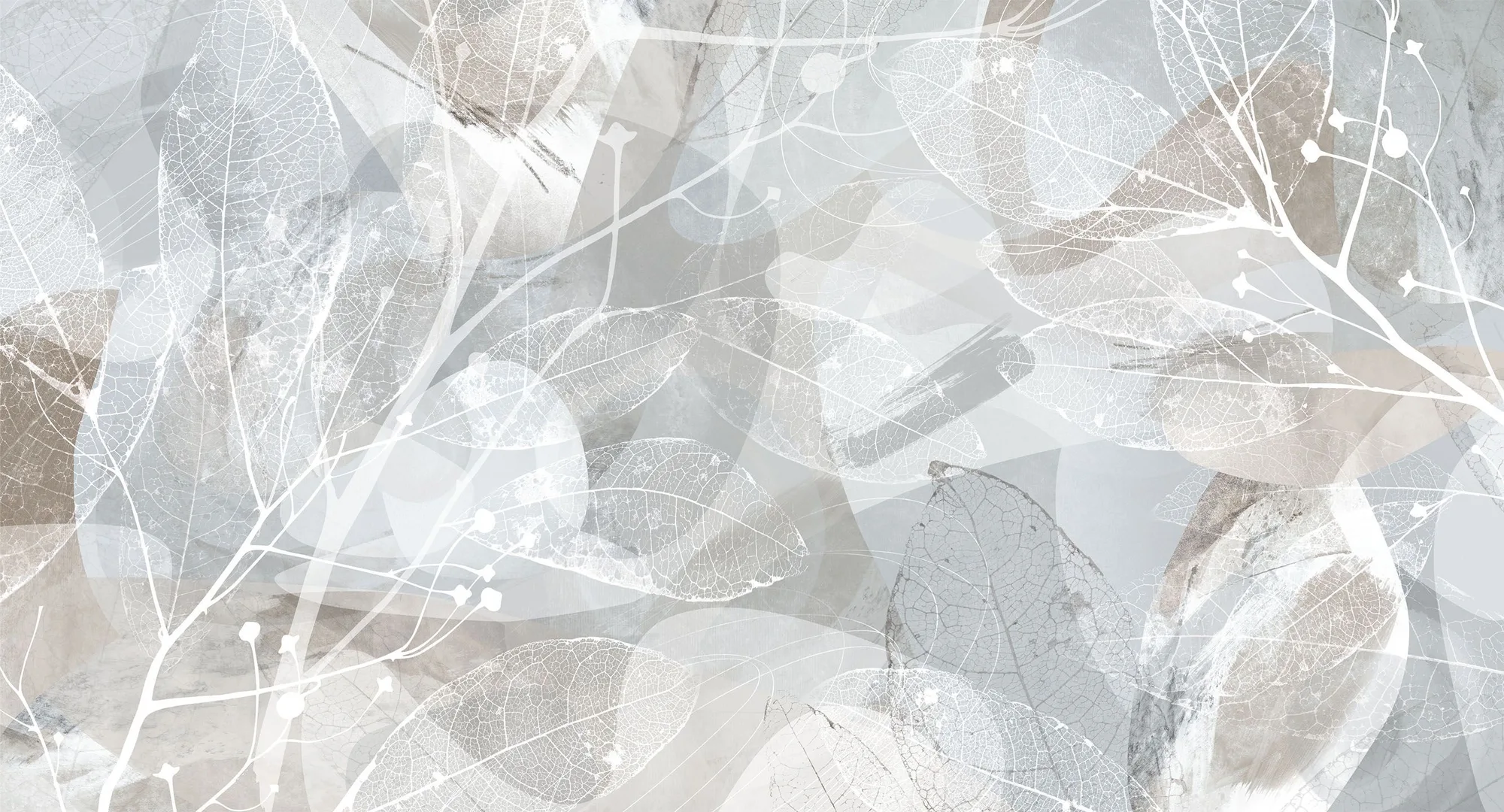 Фотообои Creativille CV-464206 (Stones and leaves 464206)