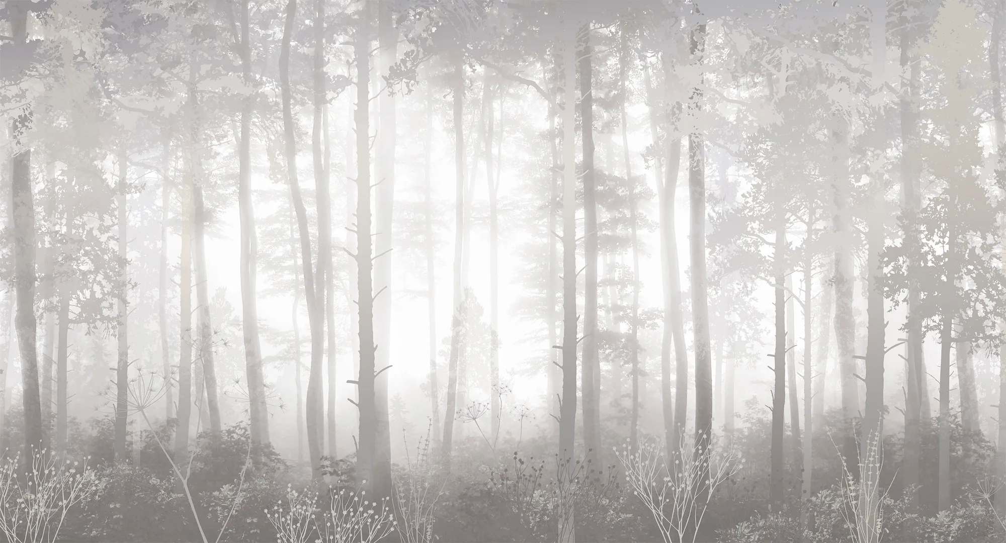 Фотообои Creativille CV-490001 (Misty forest 490001)