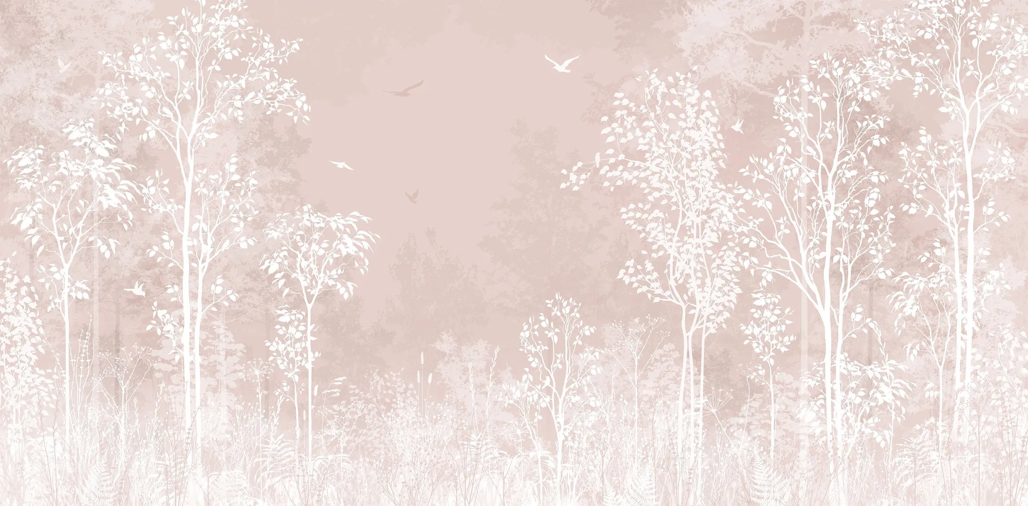 Фотообои Creativille CV-491553 (Silhouettes of trees 491553)
