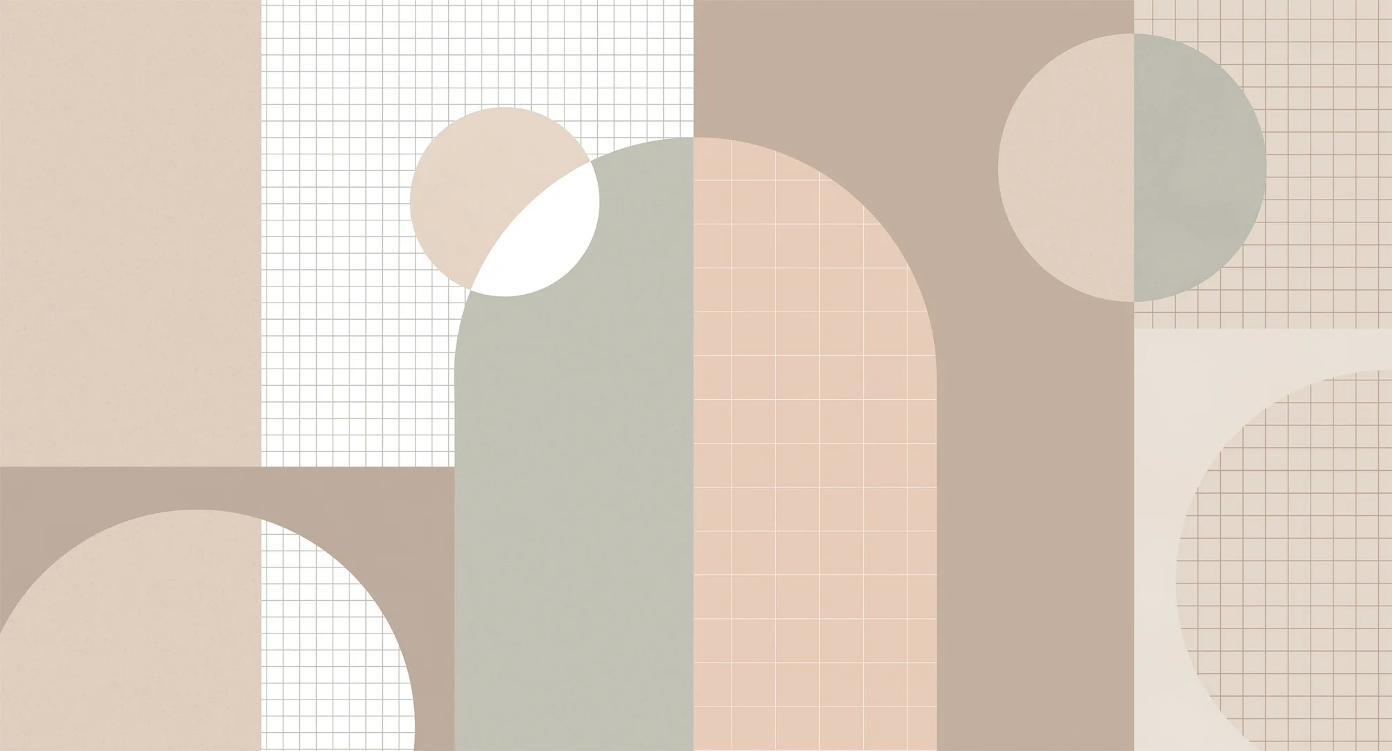Фотообои Creativille CV-810804 (Geometry with mesh 810804)