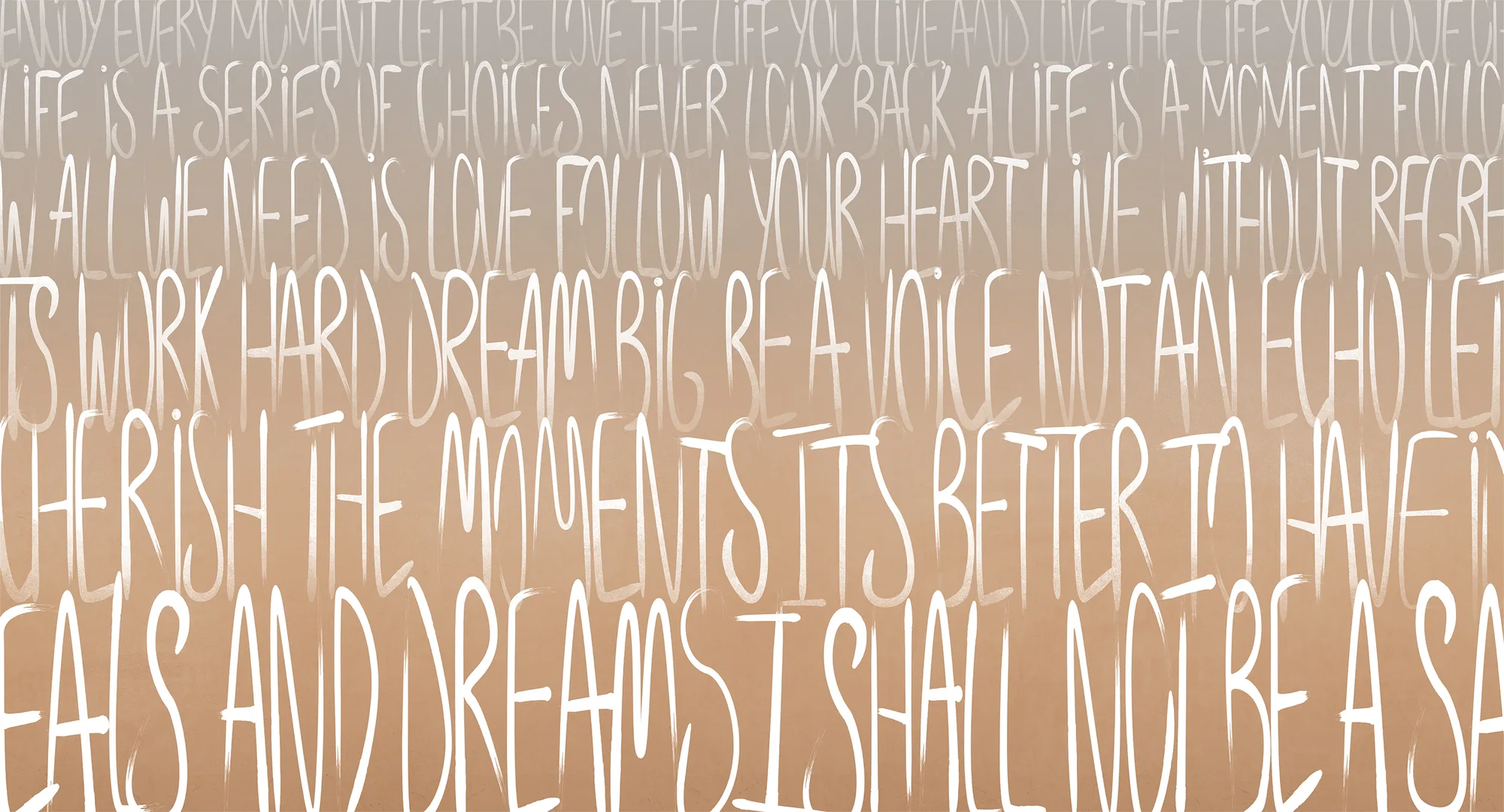 Фотообои Creativille CV-837508 (Inspiring words 837508)