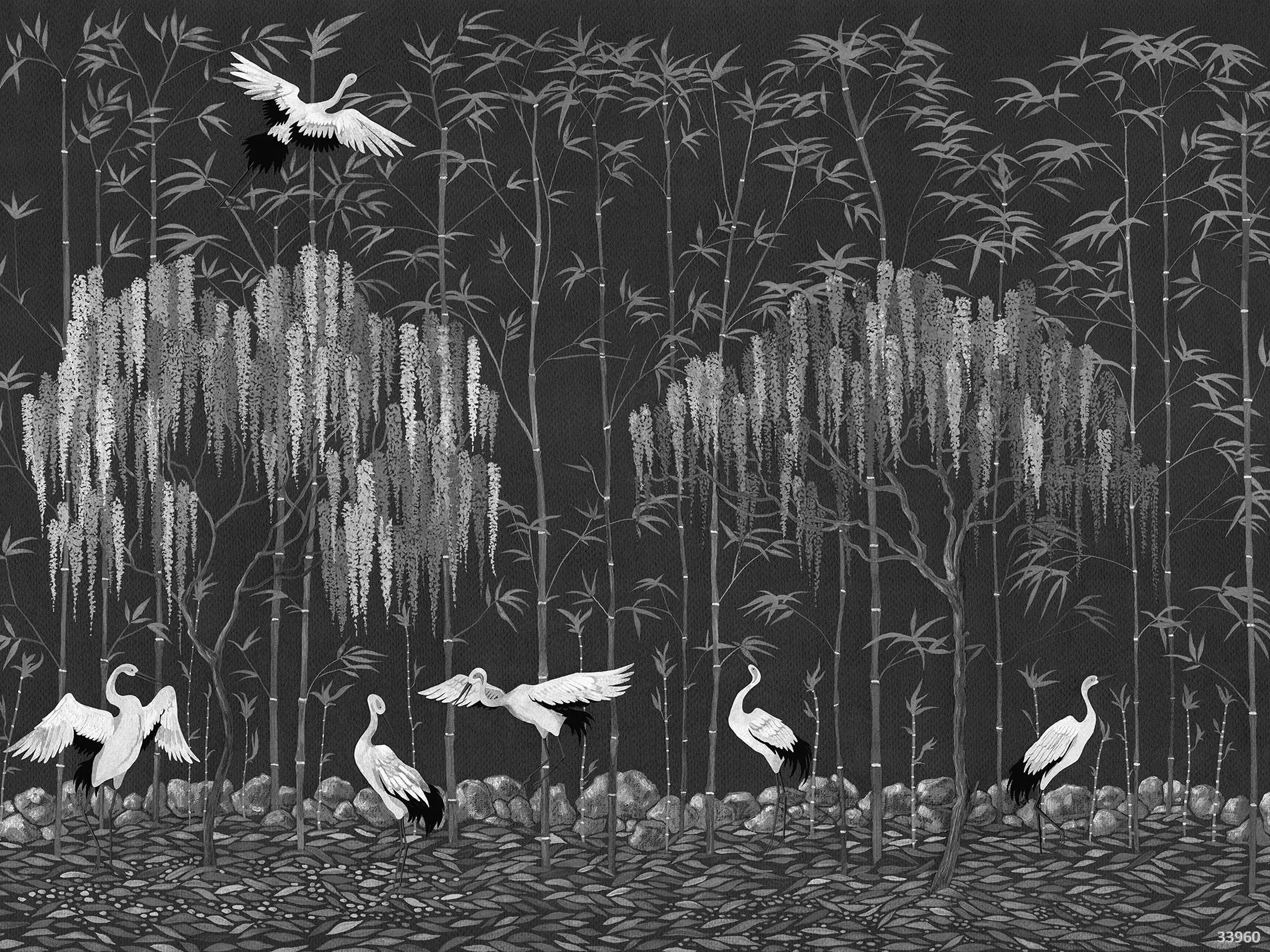 Фотообои Ortograf OR-33960 (Valley of storks dark)