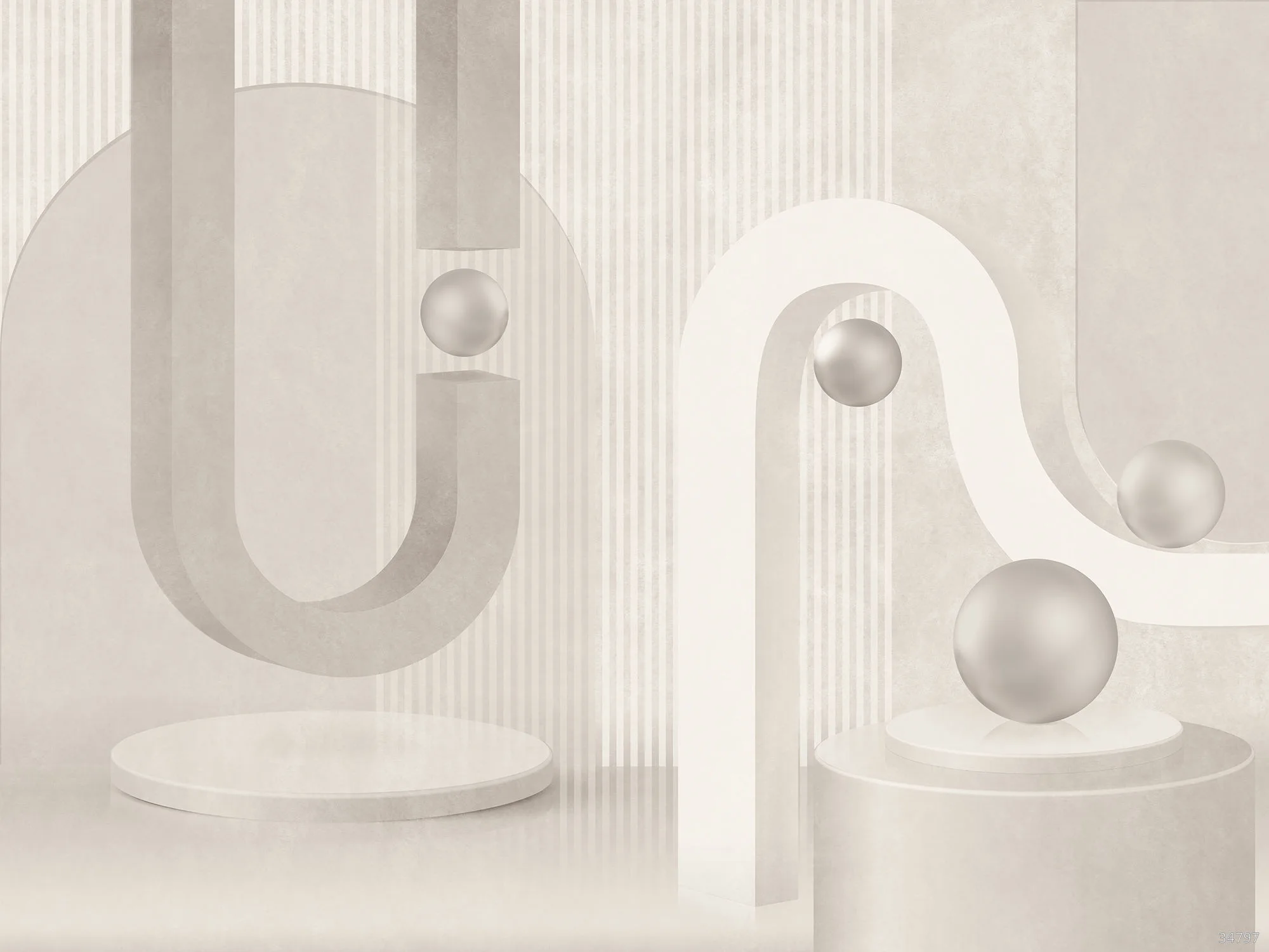 Фотообои Ortograf OR-34797 (Harmony of forms) — Ortograf