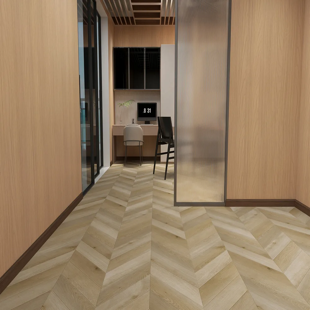 Strong Step Французская елка - Chevron Champagne: в интерьере
