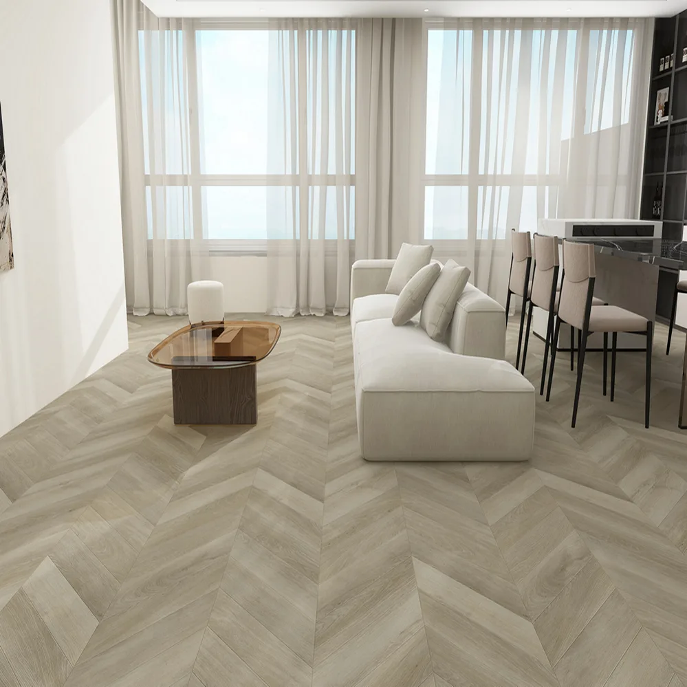 Strong Step Французская елка - Chevron Chablis: в интерьере
