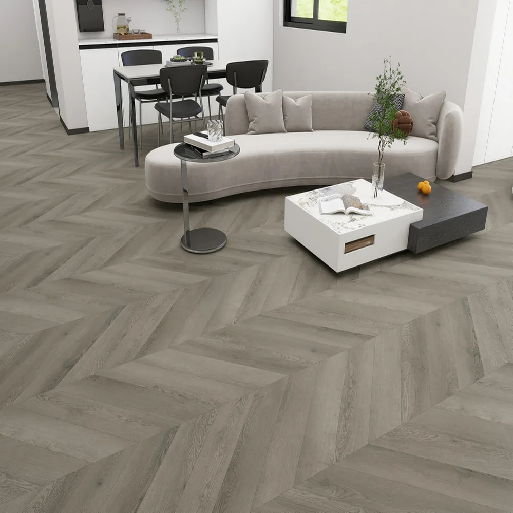 Strong Step Французская елка - Chevron Basalt: в интерьере