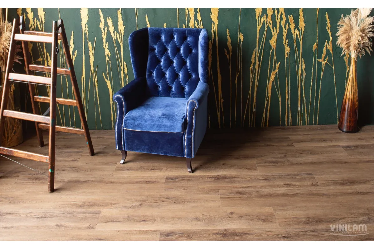 Vinilam Cork Premium WPC Дуб Кордова, 2,196 м²
